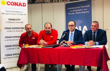 CONAD e CNA siglato storico accordo   10% di sconto nei 33 punti vendita di Pesaro e Urbino