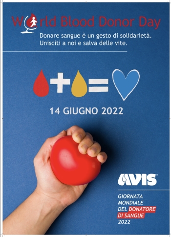 Domani è la Giornata mondiale del donatore di sangue