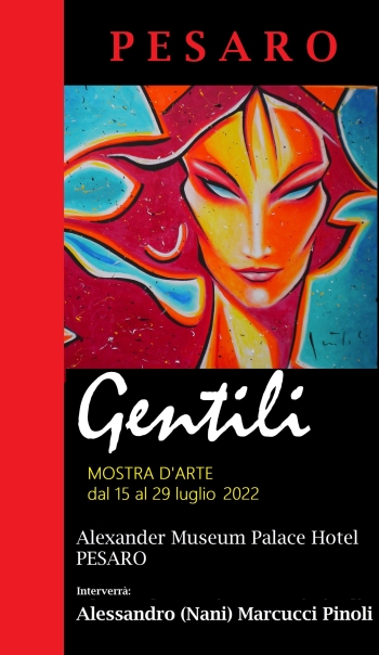 Inaugurazione della Mostra di Pittura “Rossini contro la guerra” di: Carlo Gentili "I colori di Carlo Gentili contro la guerra", nuova mostra dell’artista a Pesaro