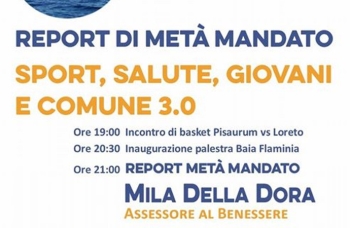 Pesaro, giovedì alle 21:00 presso la palestra di Baia Flaminia: "Sport, salute, giovani e Comune 3.0"