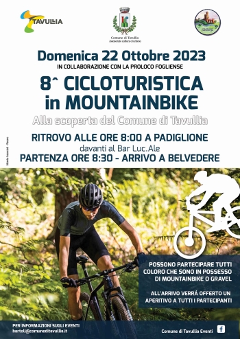 Una domenica di sport a Tavullia con l’ottava edizione della “Cicloturistica in mountain bike”