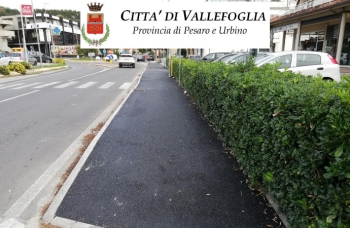 Vallefoglia: in via di ultimazione i lavori per la realizzazione della pista ciclopedonale Montecchio-Bottega