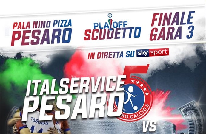 Finali scudetto, Italservice Pesaro - Acqua&Sapone gara 3: biglietti in vendita on line