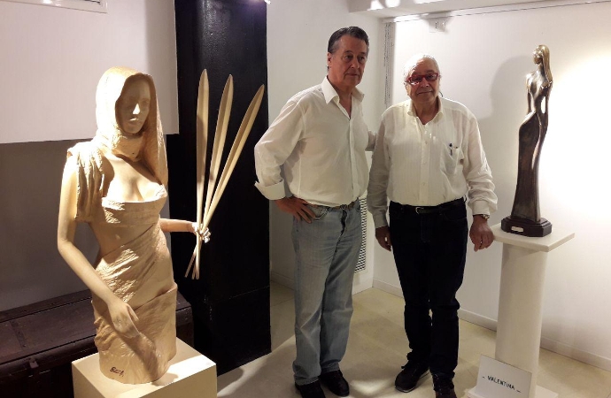 Le sculture di Luigi Criscione in mostra all'Hotel Alexander di Pesaro