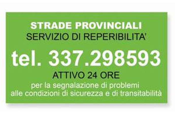 Strade provinciali di Pesaro e Urbino, nuovo bollettino transitabilità 