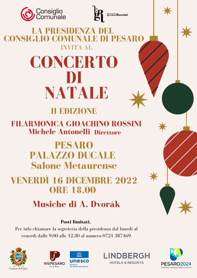 Torna il “Concerto di Natale”, a Palazzo Ducale l’evento promosso dalla Presidenza del Consiglio comunale 