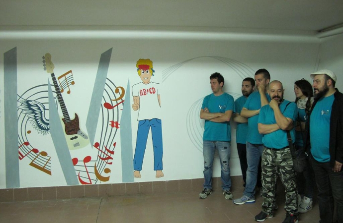 Un murales dedicato a Massimo Anatrelli
