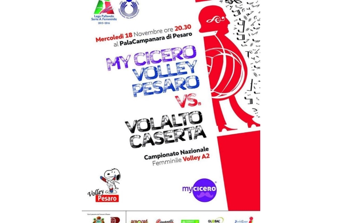 Volley Pesaro, domani si rigioca: myCicero attende la Kioto Caserta