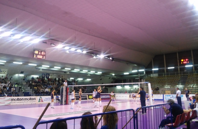 Volley, Serie A2: la myCicero Pesaro supera la Clendy Aversa al tie break